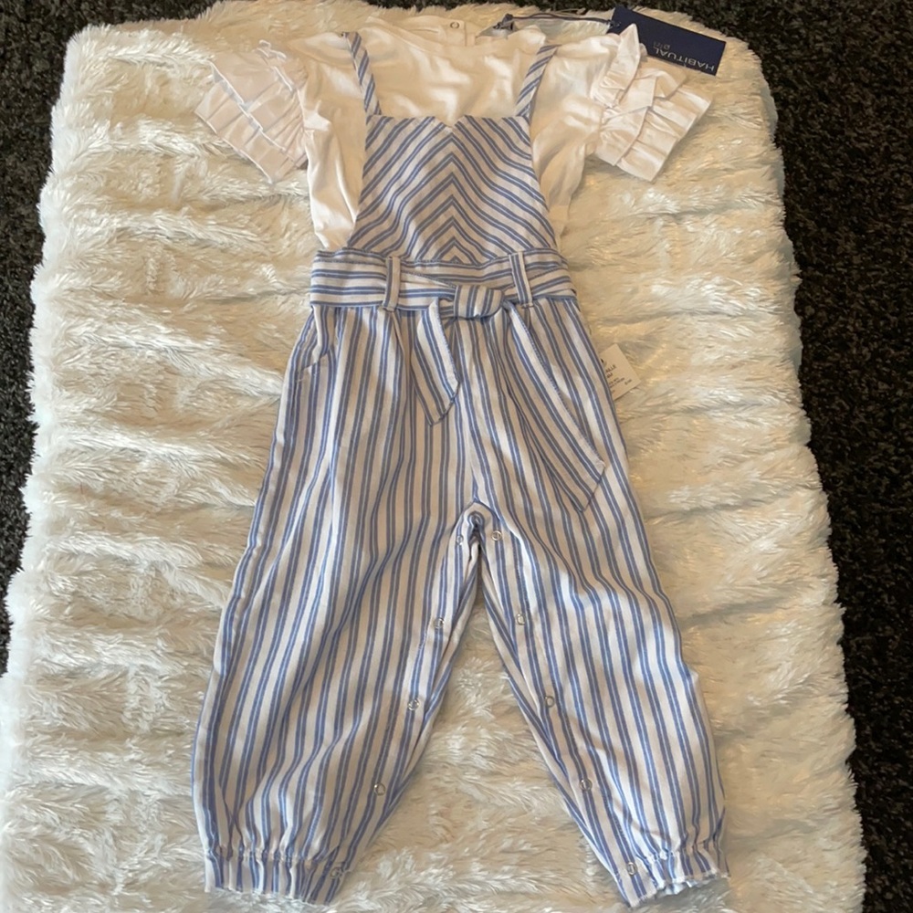 NWT Habitual Overall Set 24 Months